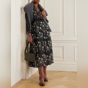 SEA Dress XS Midi Floral NWT